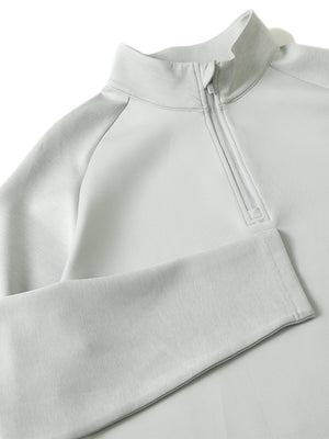 Colorblock Stripe Raglan Quarter Zip