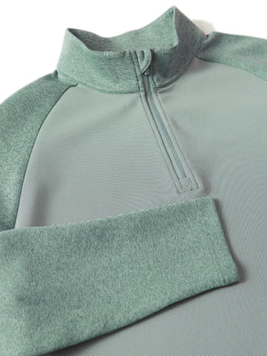 Colorblock Stripe Raglan Quarter Zip