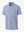 3D view of MAELREG Performance Jersey Print Polo in White Blue Circle – breathable golf fabric