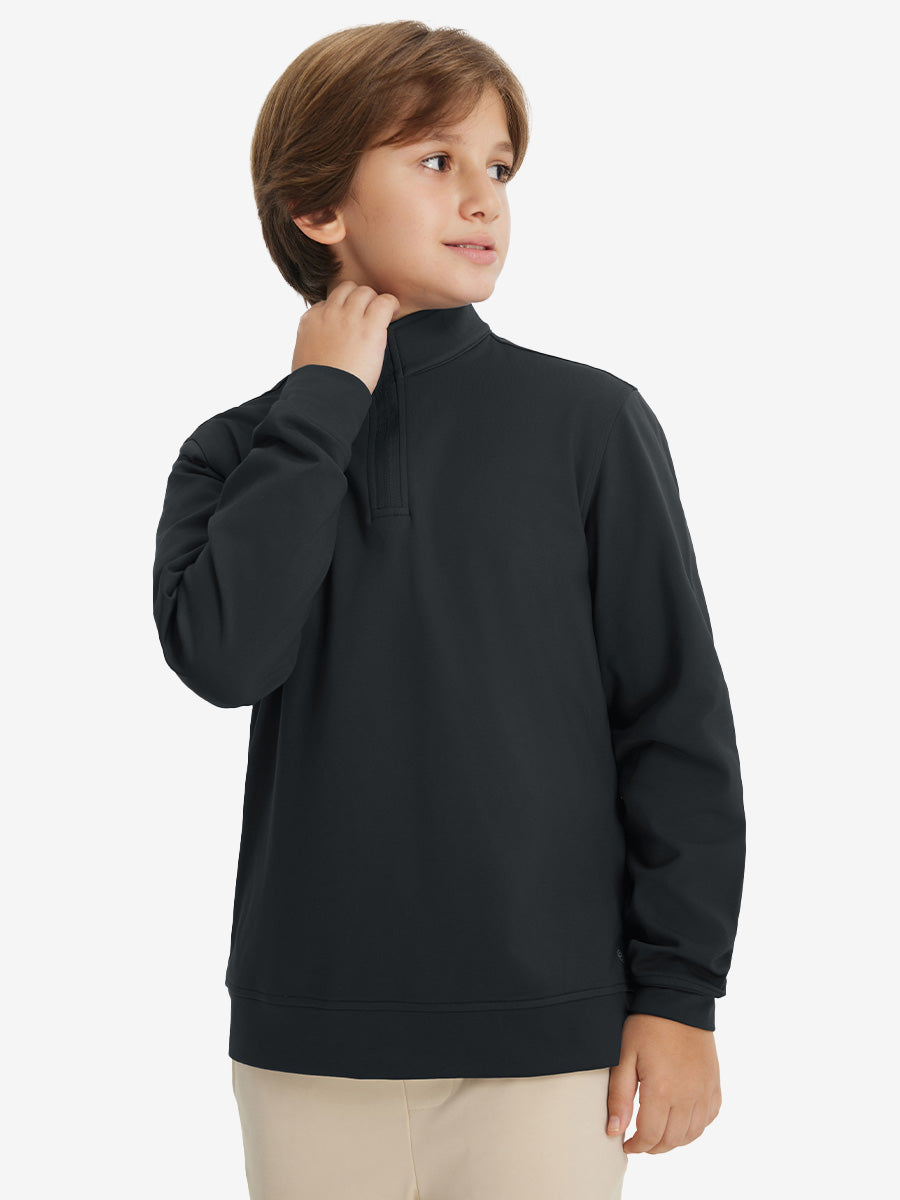 Youth Winter Micro-fleece Quarter Zip Pullover