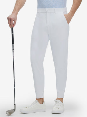 Flat Front Golf Joggers Pants with Belt Loops