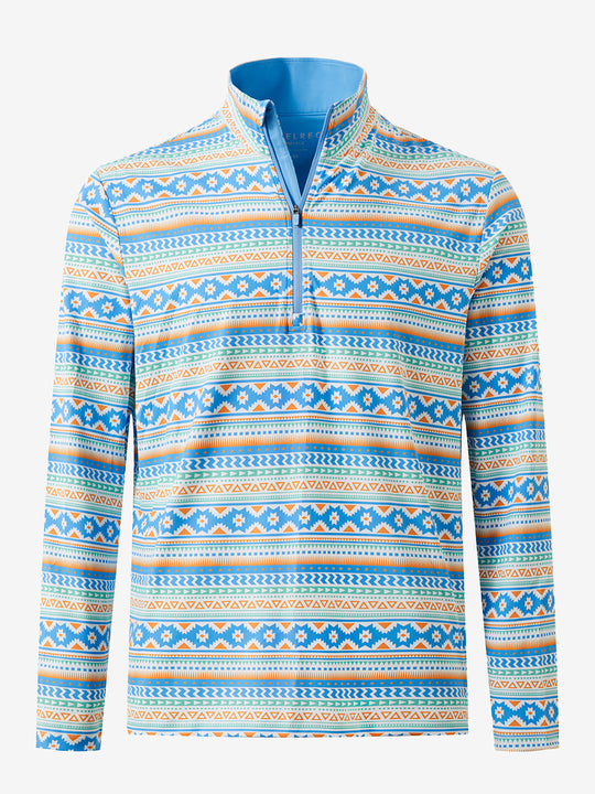 Full Print Lightweight Quarter Zip Pullover
