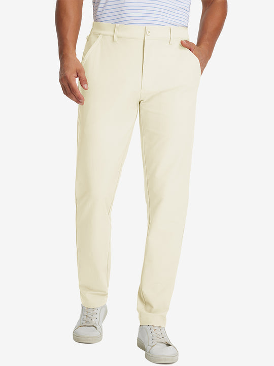Lightweight Flat Front Casual Trousers