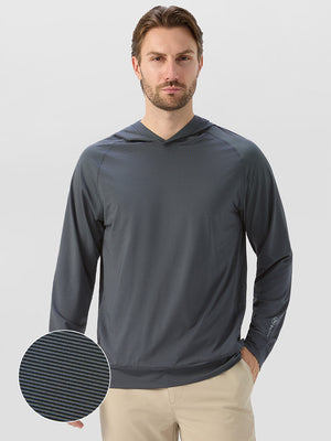 Pin Stripes Lightweight Hoodies Sweatshirts with Pockets