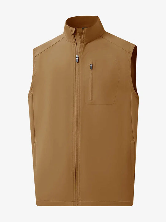 Windproof Golf Vests with Zip Pockets