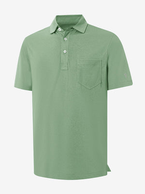 Comfy Cotton Blend Polo Shirts with Pocket