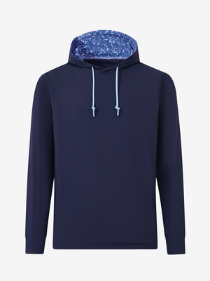 Soft Stretchy Hoodies with Inner Print Hood