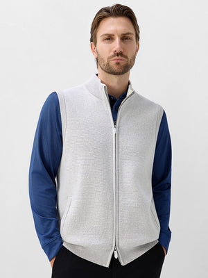 Luxury Wool Blend Warm Full Zip Vests