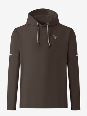 Sudadera polar casual de cuello redondo con capucha