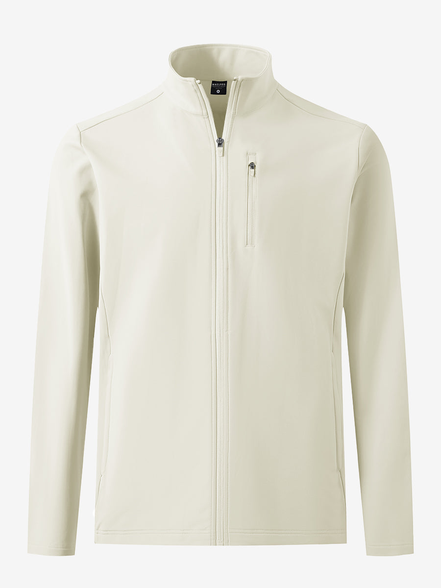 Lightweight Casual Fleece Jacket with 5 Pockets