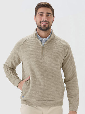 Textured Heather Cozy Quarter Zip