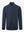 Casual windproof bomber jacket in navy, front 3D view with clean and structured design