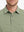 Front chest view of LIGHT GREEN/WHITE STRIPE Polo with refreshing stripe tones