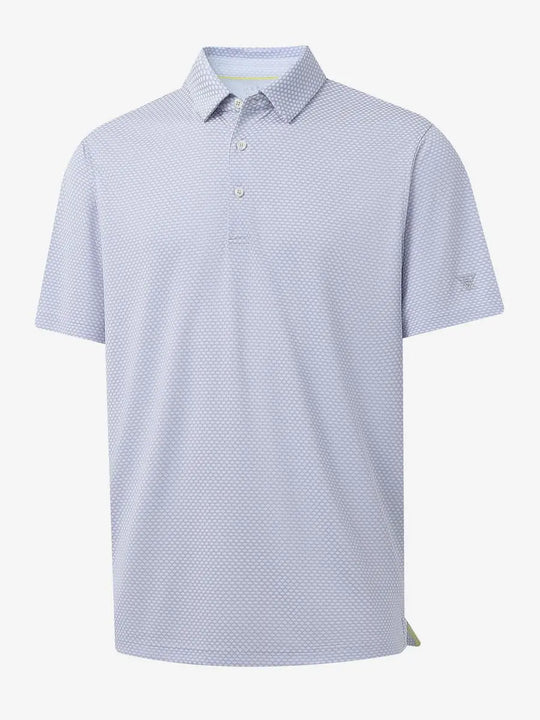 LAVENDER Your Favorite Jacquard Polo 3D product render