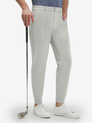 Flat Front Golf Joggers Pants with Belt Loops