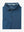 Folded view of BLUE Long Sleeve Solid Jersey Polo showing fabric texture and neat folds