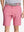Front view of youth wearing pink Heather Performance Golf Shorts, showing fit and style