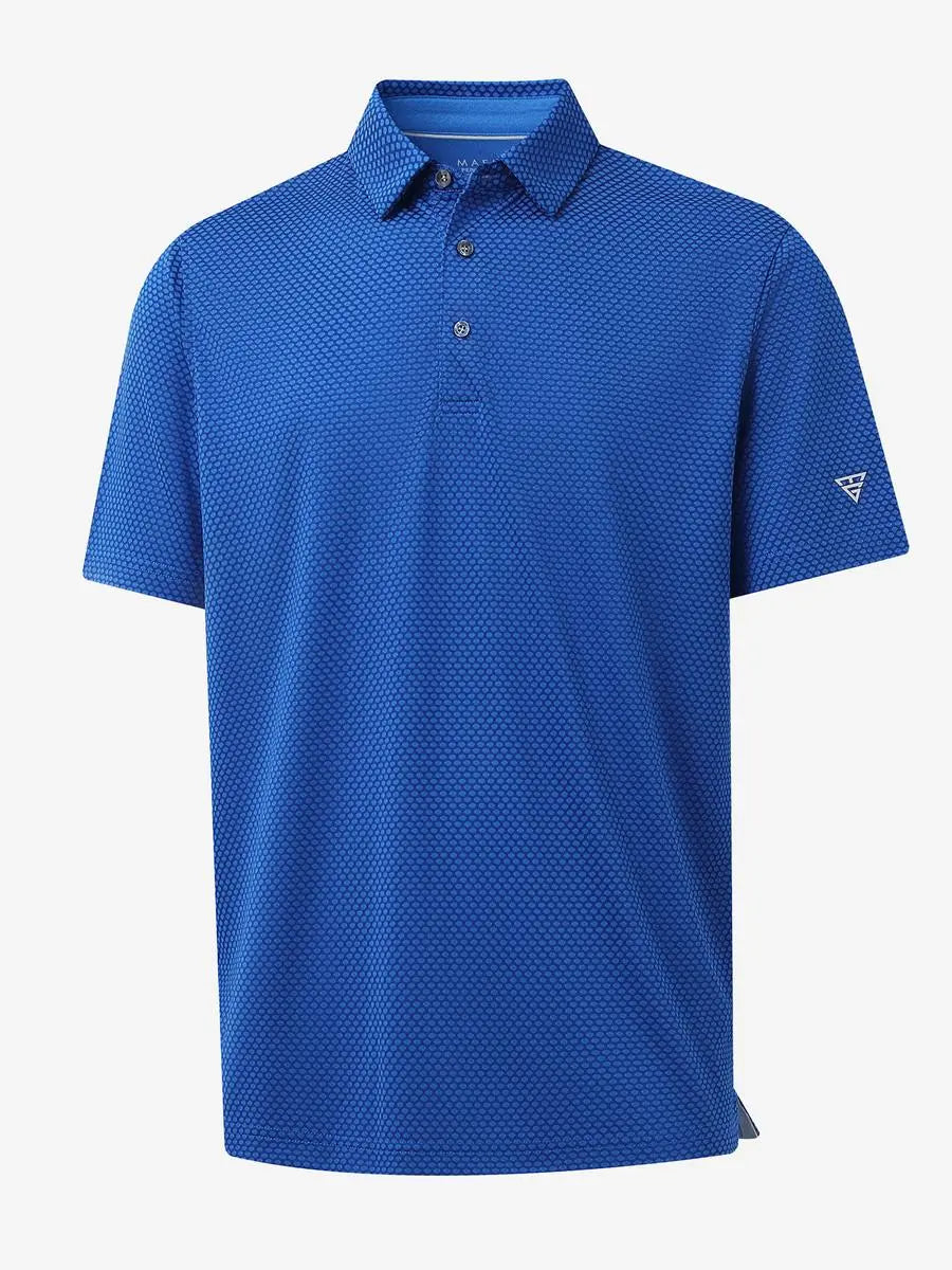 COBALT Your Favorite Jacquard Polo 3D product render