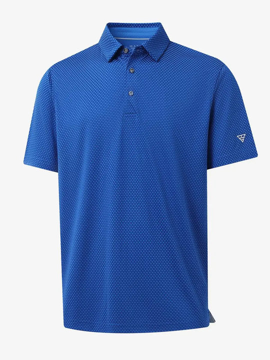 COBALT Your Favorite Jacquard Polo 3D product render