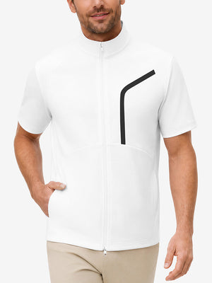 Lightweight UPF50+ Short Sleeve Golf Vests Jacket