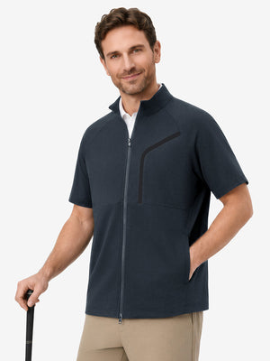 Lightweight UPF50+ Short Sleeve Golf Vests Jacket