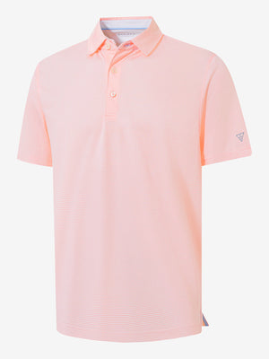 Comfy Breathable Pin-Stripe Golf Polos