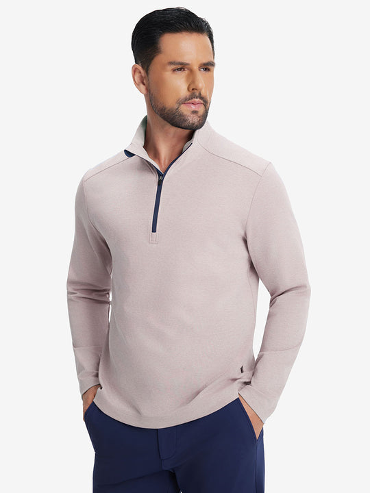Performance Heather Golf 1/4 Zip Pullover