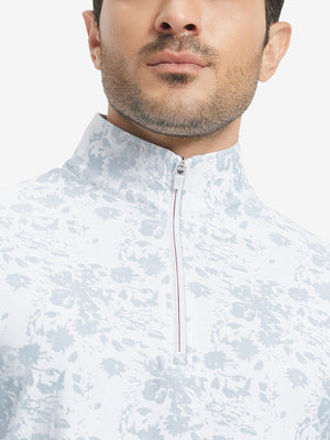 Full Print Lightweight Quarter Zip Pullover