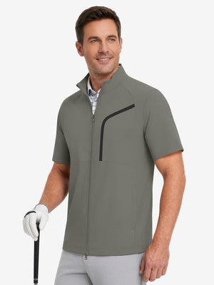 Lightweight UPF50+ Short Sleeve Golf Vests Jacket