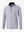 3D rendering of the Pinstripe Quarter Zip Pullover showcasing structure and design – GREY MELANGE
