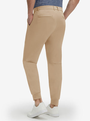 Flat Front Golf Joggers Pants with Belt Loops
