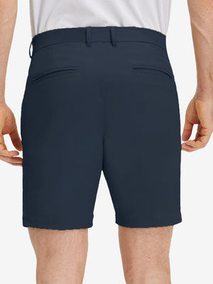 Flat Front Flex Cotton Blend Golf Shorts