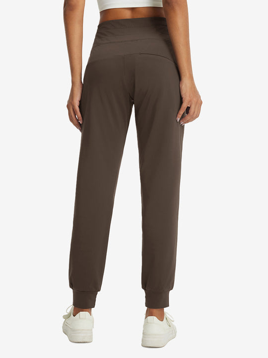 Women's Stretch Fleece Lined Athletic Joggers Sweatpants