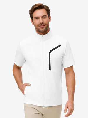 Lightweight UPF50+ Short Sleeve Golf Vests Jacket