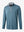 3D rendering of colony blue melange moisture wicking quarter zip pullover