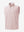 3D front view of the print collar quarter zip golf vest in light pink, sleek and sporty design.