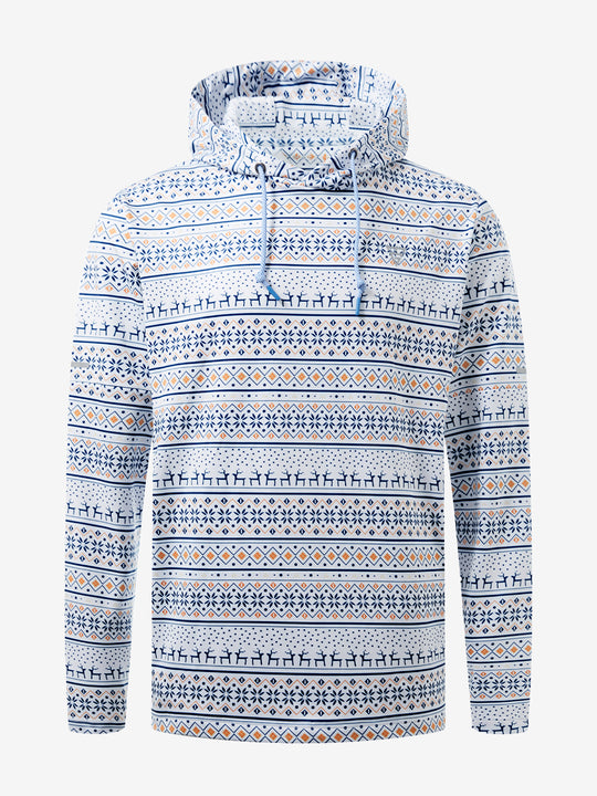 Trendy Print Fleece Hoodies