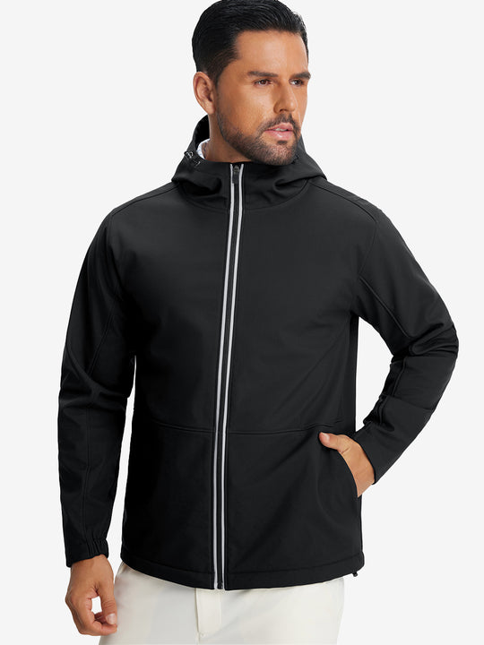 Reflective Hooded Softshell Jacket