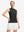 Tops de golf sin mangas con cuello simulado y tecnología de absorción de humedad para mujer