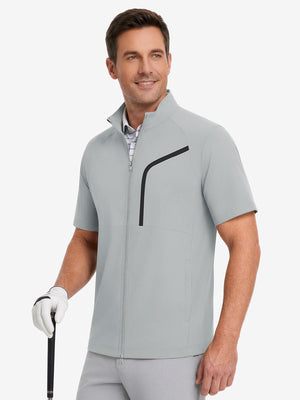 Lightweight UPF50+ Short Sleeve Golf Vests Jacket