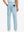 Rear lower leg view of Water Repellent 8 Pockets Pants in LIGHT BLUE，showing fabric texture and fit.
