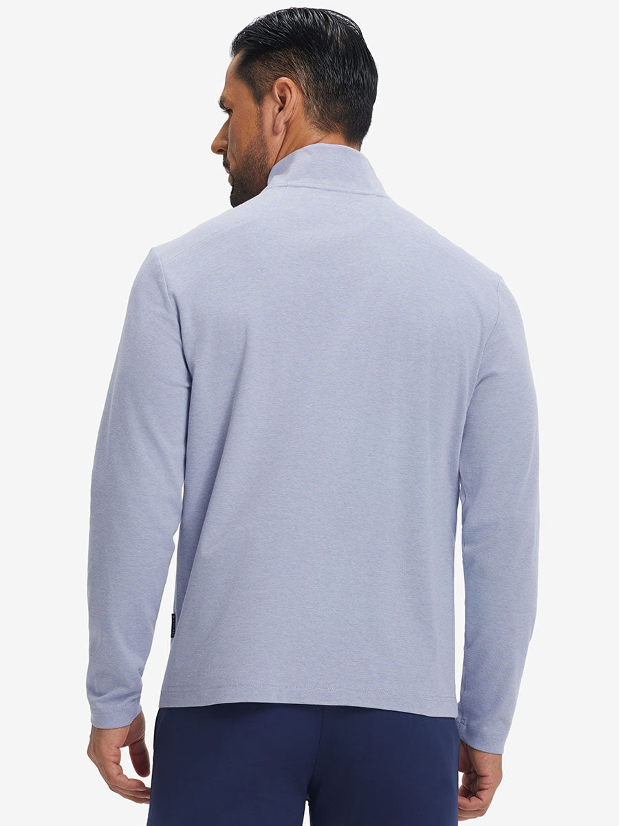 Performance Heather Golf 1/4 Zip Pullover