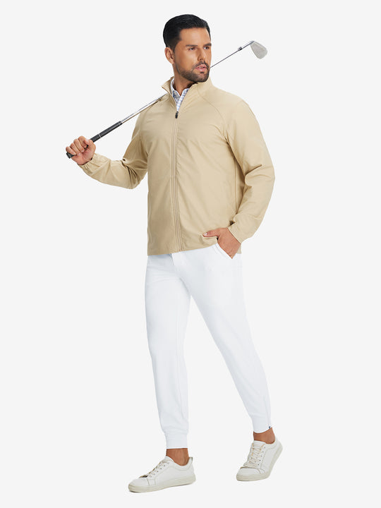 Lightweight Ankle-Zip Sweatpants with 4 Pockets