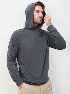 Pin Stripes Lightweight Hoodies Sweatshirts with Pockets