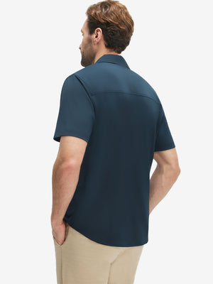 Cool Print Plain Button Up Shirts