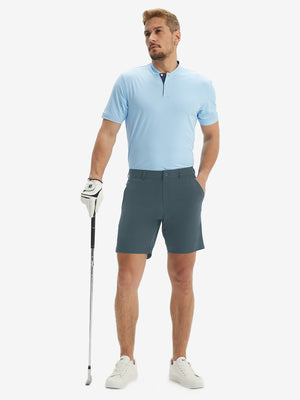 Stretch Soft Flat Front Dress Golf Shorts