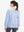 Women's Water-Resistant Stretch Fleece Lined Jacket in  light grayish blue , back upper body view