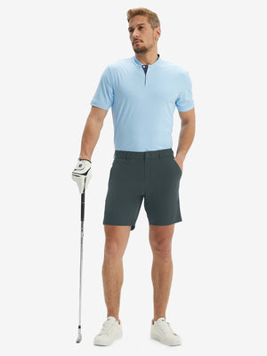 Stretch Soft Flat Front Dress Golf Shorts