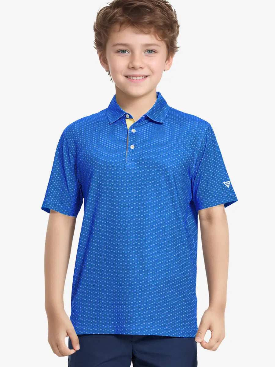 Stylish Print Boys Polo Shirts