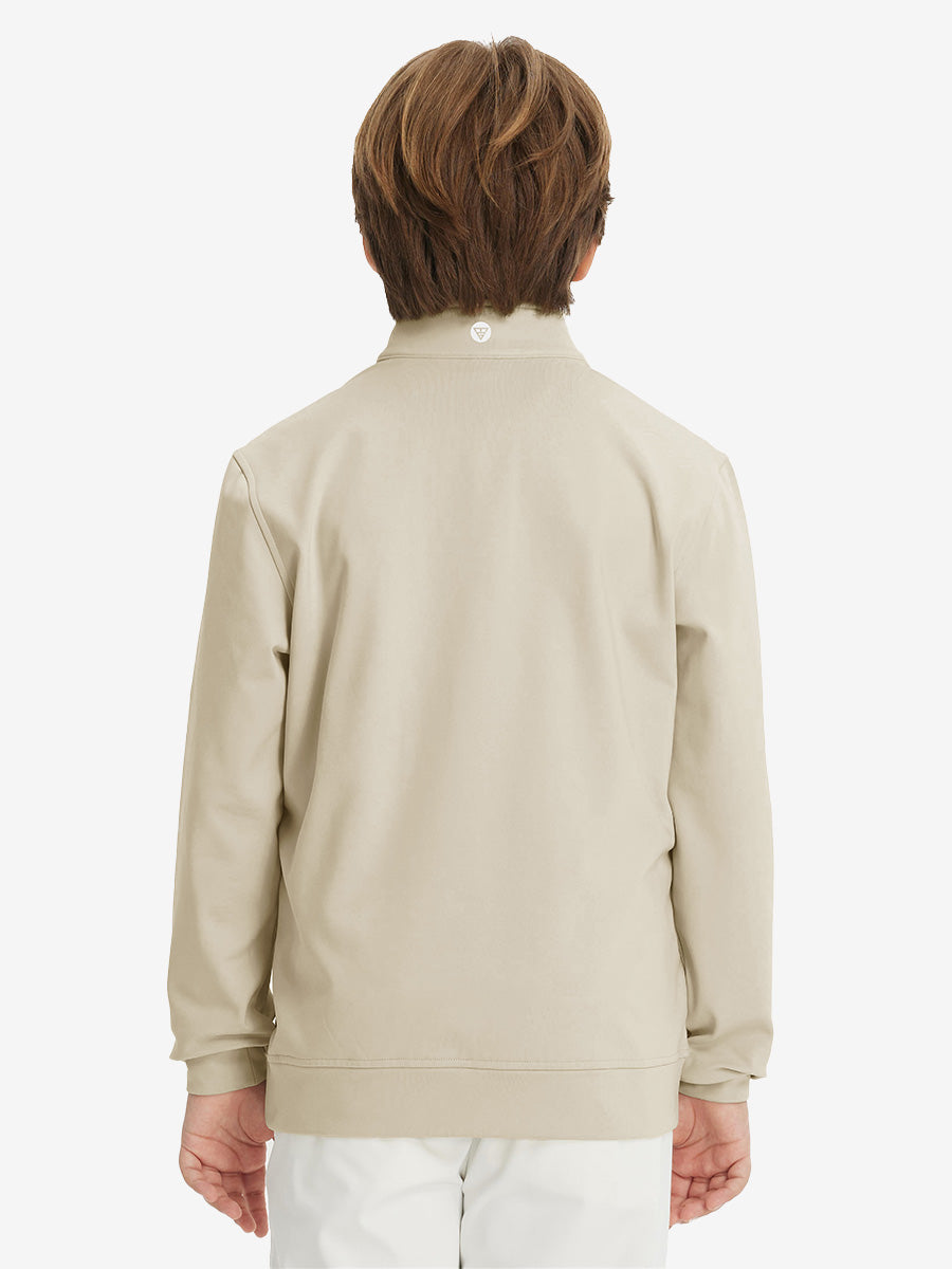 Youth Winter Micro-fleece Quarter Zip Pullover